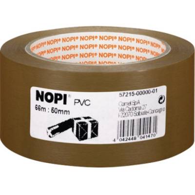 Nopi  57215-00000 Packband Nopi® Braun (L x B) 66 m x 50 mm 1 St.