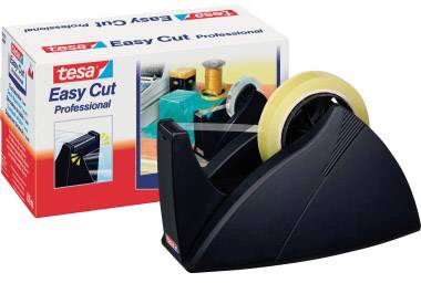 tesa Klebeband-Abroller Easy Cut® Professional Schwarz Rollenbreite (max.): 25 mm Rollenlänge (max.) 66 m