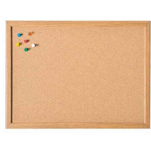 magnetoplan 121923 Korkpinnwand Braun Kork 80 cm x 60 cm