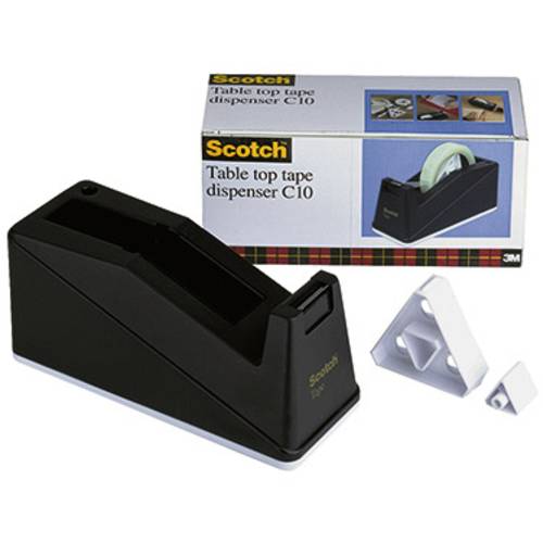 Scotch Klebeband-Abroller C10 Schwarz Rollenbreite (max.): 25 mm Rollenlänge (max.) 66 m