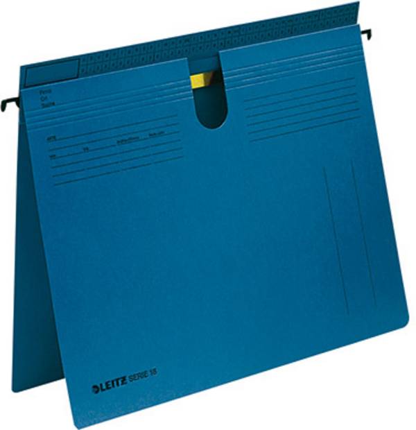LEITZ SERIE 18 Hängehefter, Manilakarton 250 g/qm, blau (80181435)