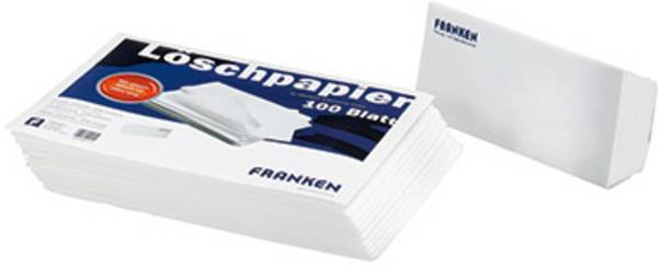 Franken Löschpapier  Vlies 220 mm x 160 mm  100 Blatt