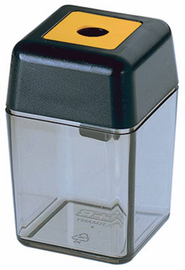 MÖBIUS RUPPERT - Möbius+Ruppert 0915 - 0000, Manueller Bleistiftspitzer, Schwarz, Transparent, Gelb, Kunststoff, Stahl