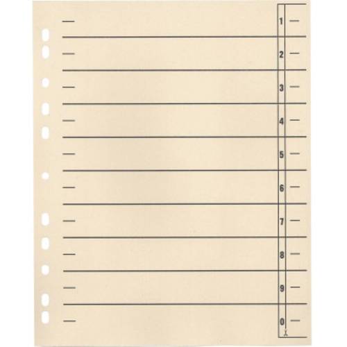 Soennecken Trennblatt 121009220 1554377 DIN A4 190 g/m² 100 St.