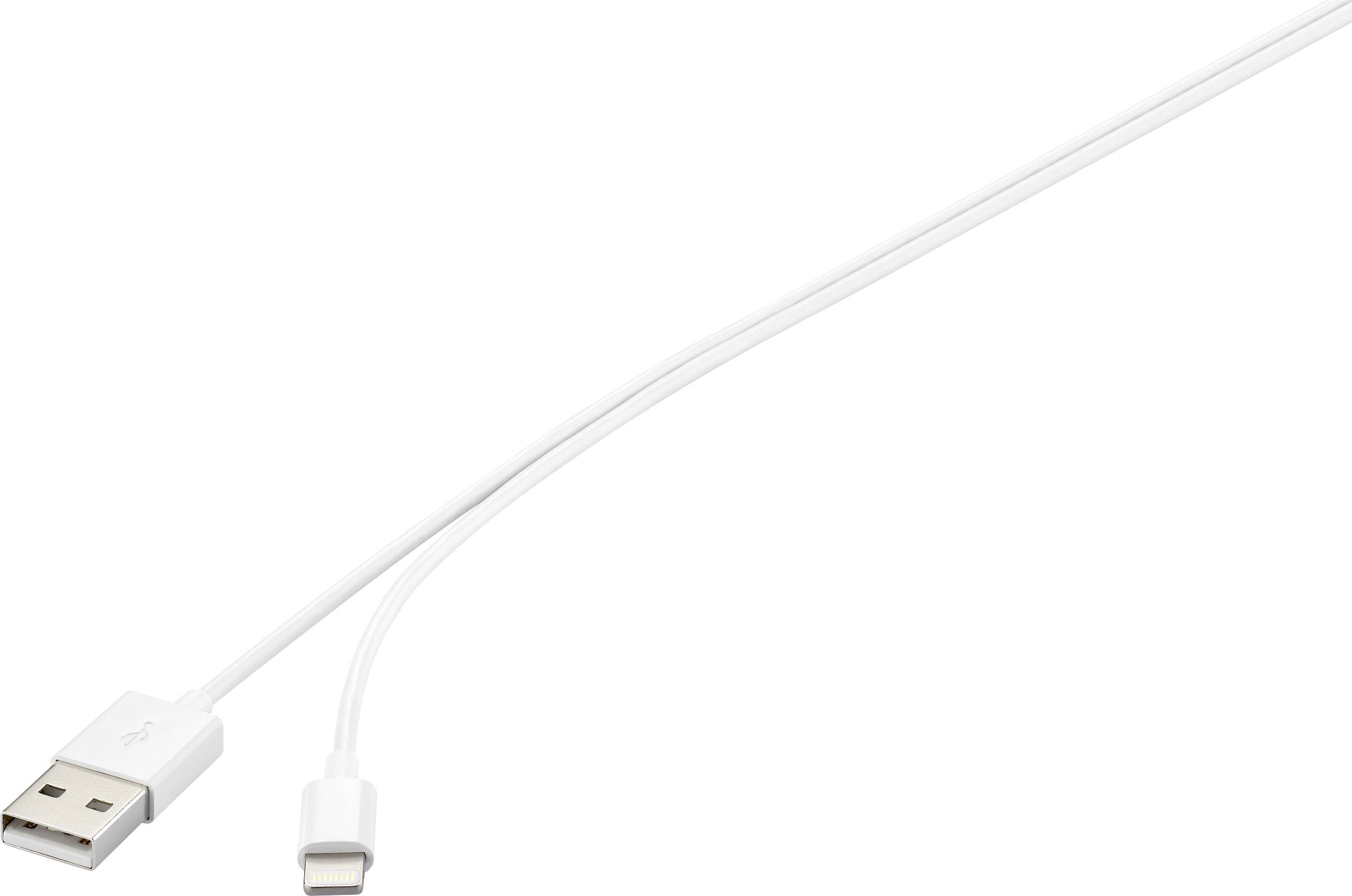 Basetech iPadiPhoneiPod DatenkabelLadekabel [1x USB 2.0 Ladegeräte und Datenkabel für iPad mini 1. Generation