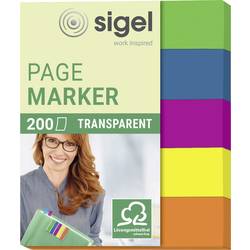 Image of Sigel Haftmarker HN615 5 Block/Pack. Gelb, Pink, Blau, Grün, Orange
