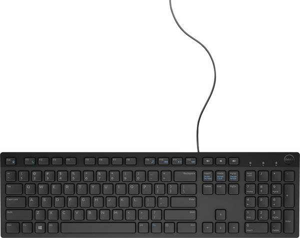 Dell KB216 USB Tastatur Deutsch, QWERTZ Schwarz