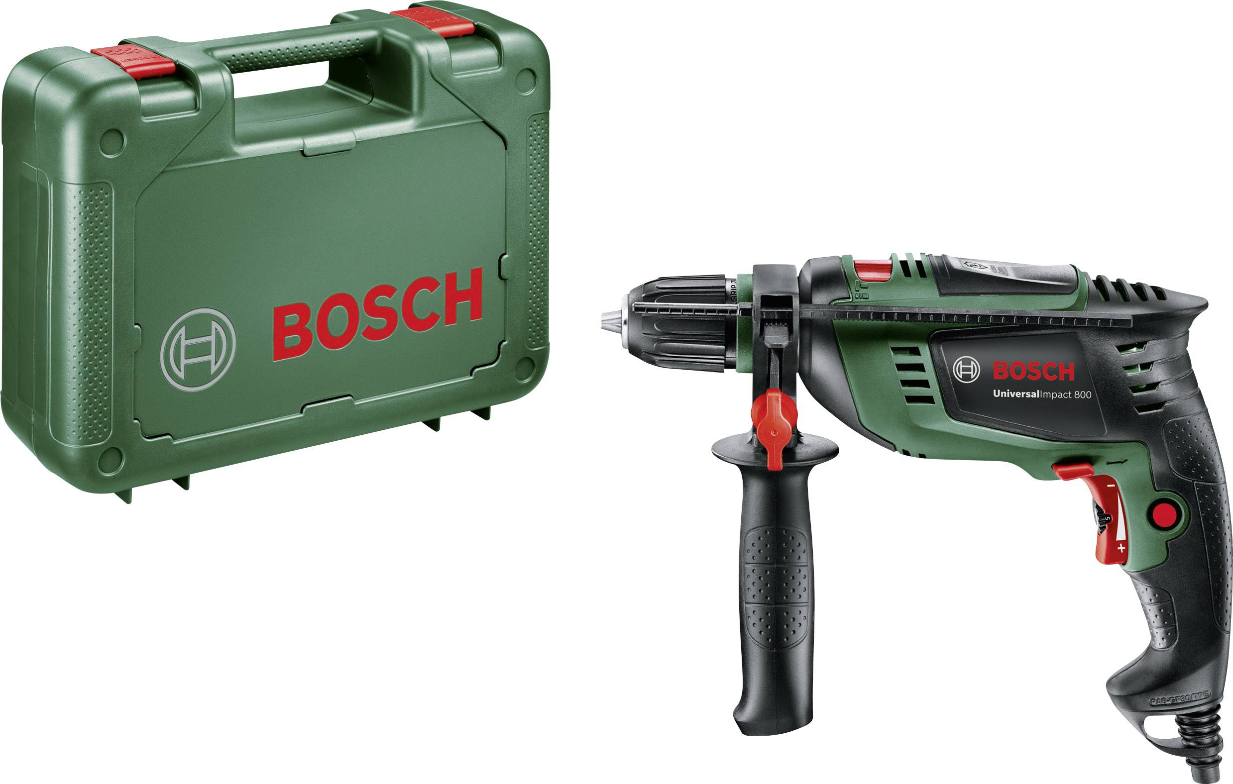 Bosch Home and Garden Universal Impact 800 1-växel-Slagborrmaskin 800 W inkl. väska