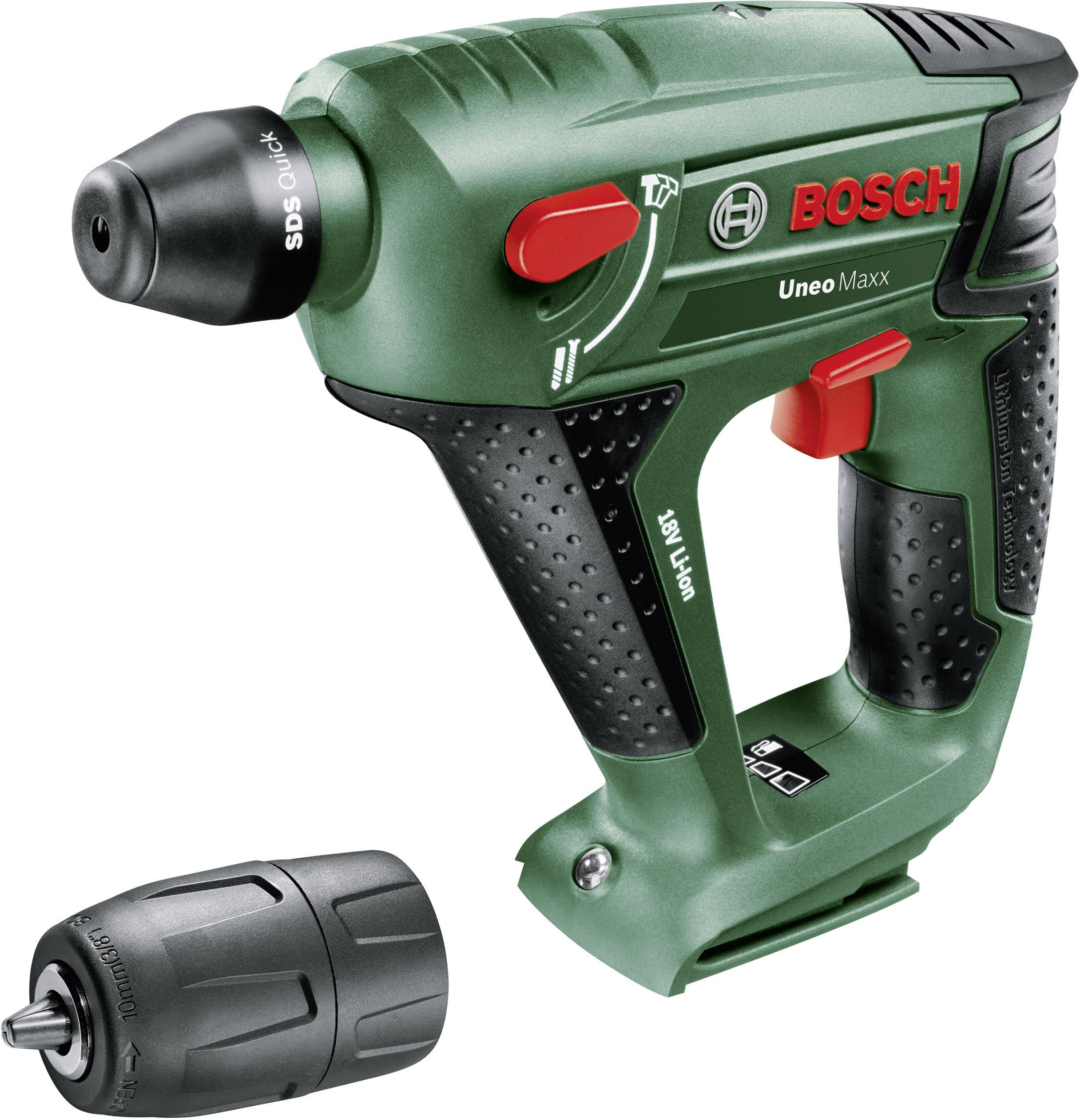 Bosch Home and Garden Uneo Maxx SDS Quick Akku Bohrhammer 18 V Li Ion ohne Akku Bosch Home and Garden Uneo Maxx SDS Quick Akku Bohrhammer 18 V Li Ion ohne Akku