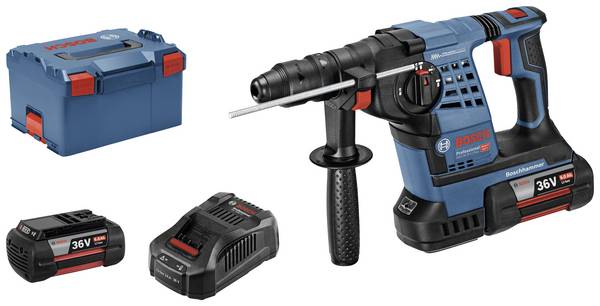 Bosch Professional GBH 36 V-LI Plus SDS-Plus-Akku-Bohrhammer 36 V 6 Ah Li-Ion  inkl. 2. Akku, inkl. Koffer