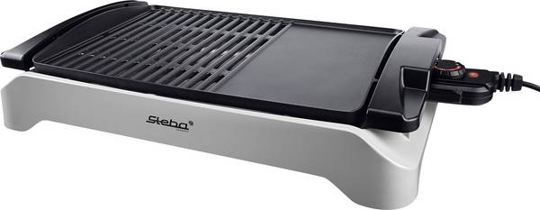 Steba VG 101, 2000 W, Grill, Elektro, Tisch, Schwarz, Grau, Rechteckig