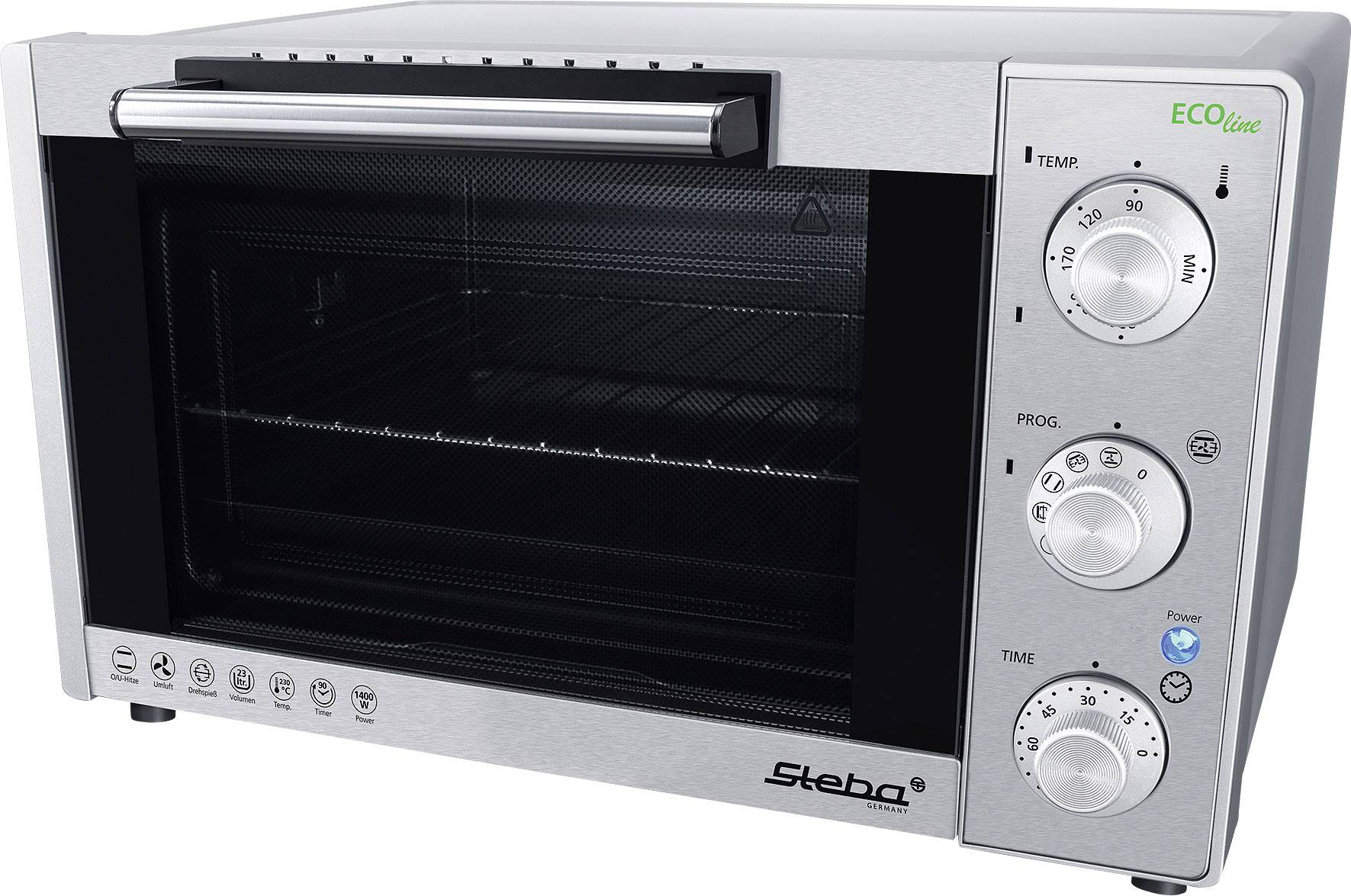 KB 23 ECO Minibackofen Heißluft-Funktion 23 l