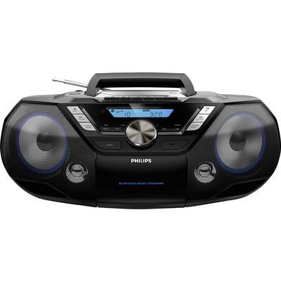 Philips AZB798T CD-Radio DAB+, UKW Bluetooth®, CD, Kassette, USB   Schwarz