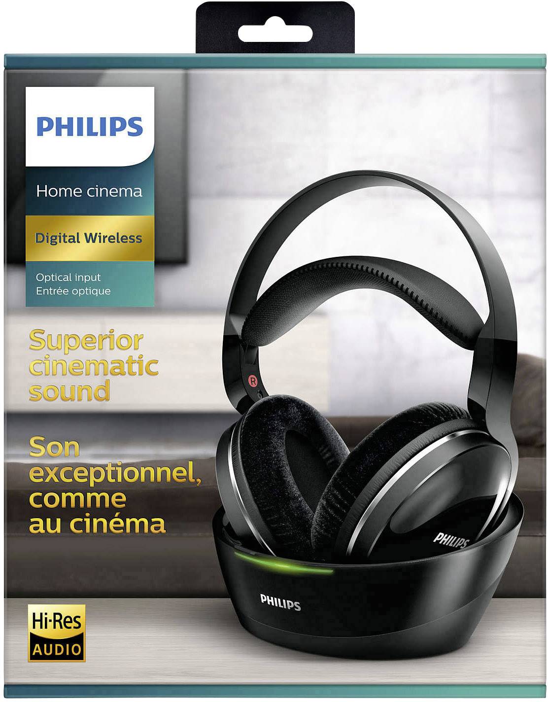Philips SHD8850 - Kopfhörersystem - ohrumschließendkabellos-5