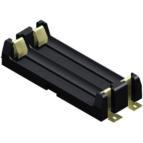 Keystone Electronics 1012 Batteriehalter 2x Mignon (AA) Oberflächenmontage SMD (L x B x H) 69 x 30 x 15 mm