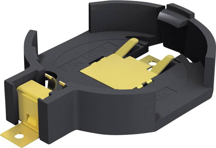 Keystone Electronics 1070 Knopfzellenhalter 1x CR 2032 Horizontal, Oberflächenmontage SMD (L x B x H) 28.38 x 20 x 5.97 ...