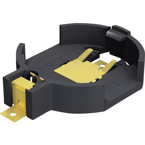Keystone Electronics 1070 Knopfzellenhalter 1x CR 2032 Horizontal, Oberflächenmontage SMD (L x B x H) 28.38 x 20 x 5.97 ...