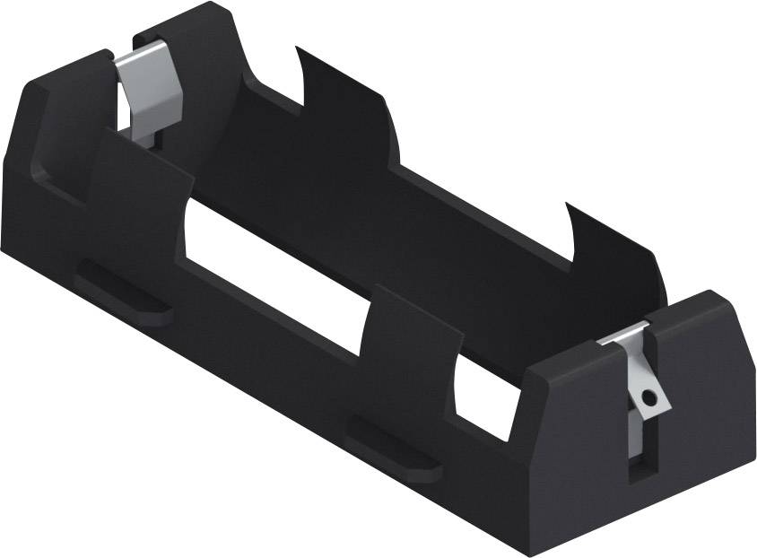 Keystone 1107 Battery Tray 1x 26650 Solder Lug 81x29x19mm Robust H...
