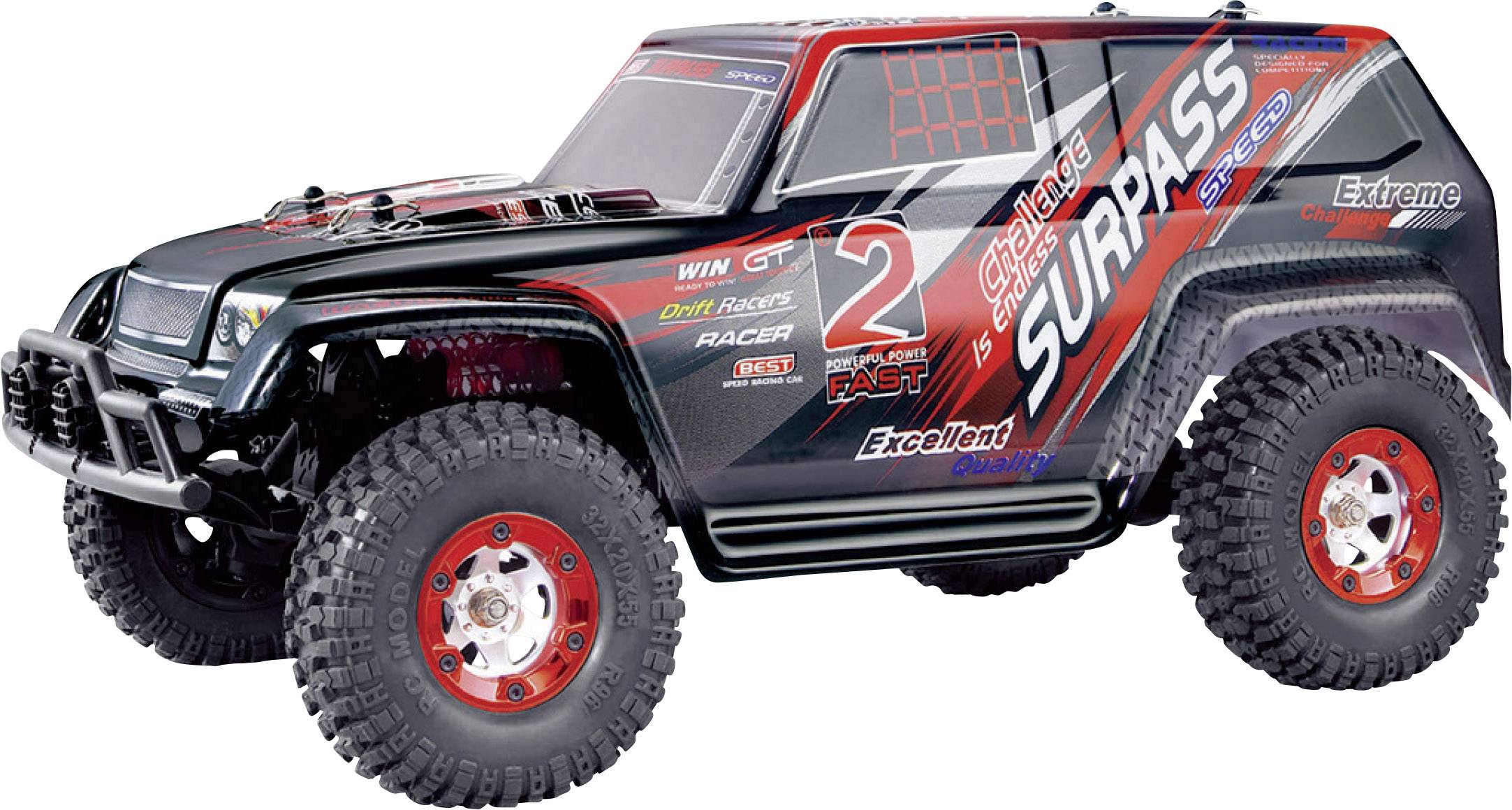 Amewi Extreme Pro Brushless 1:12 RC Modellauto Elektro Monstertruck Allradantrieb (4WD) RtR 2,4 GHz-4