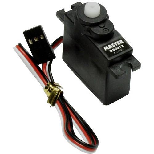 Master Modellbau Midi-Servo DS3012 Digital-Servo Getriebe-Material: Kunststoff Stecksystem: Uni (Graupner / JR / Futaba)