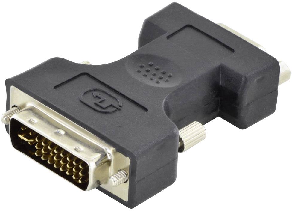 DIGITUS VGA-Adapter DVI-I M bis HD-15 W geformt Schwarz