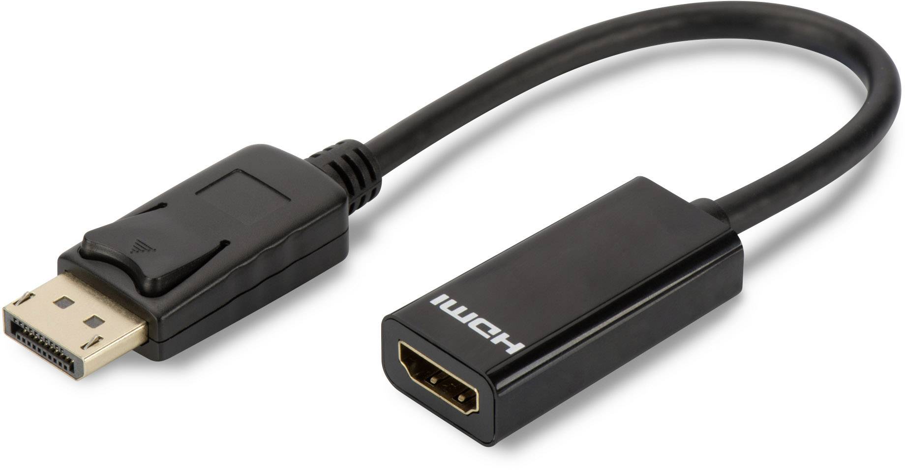 DIGITUS DisplayPort Adapter DPort -> HDMI St/Bu 0.15m