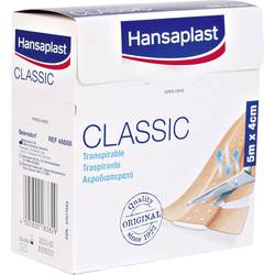 Image of Hansaplast 1556520 Hansaplast CLASSIC Standard Pflaster (L x B) 5 m x 4 cm