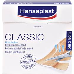 Image of Hansaplast 1556521 Hansaplast CLASSIC Standard Pflaster (L x B) 5 m x 8 cm