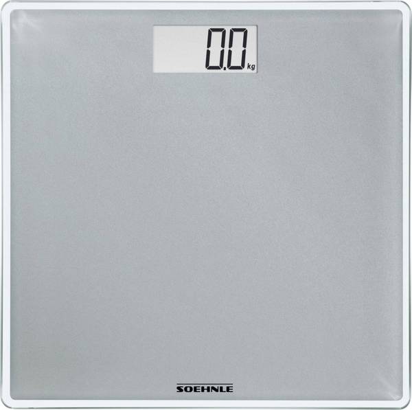 Soehnle Compact 300 Digitale Personenwaage 63852 digital Wägebereich (max.)=180 kg Grau Wiegen auf Teppichen