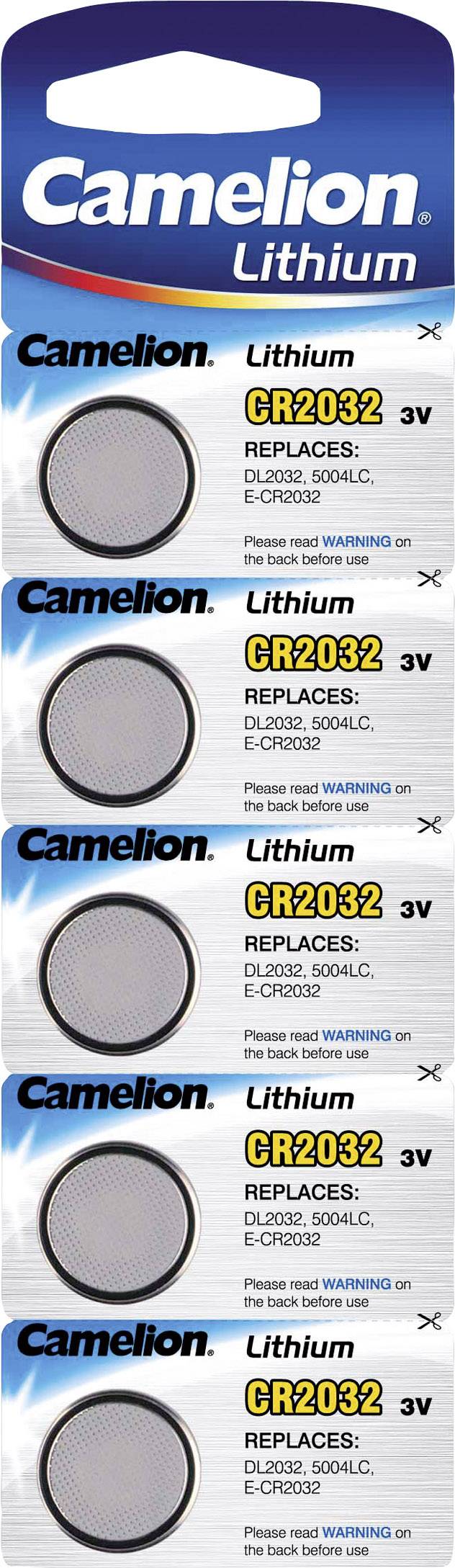 CAMELION CR2032-BP5 - Lithium - Knopf/Münze - CR2032 (13005032)