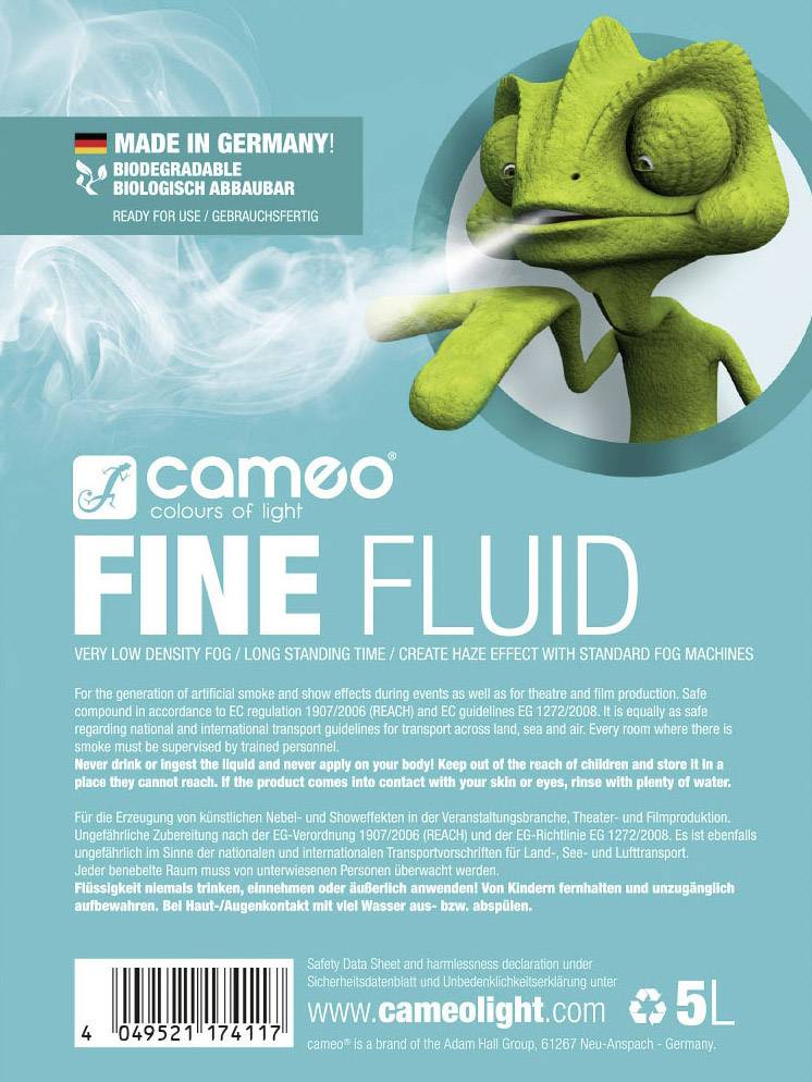 Cameo Fine Fluid Nebelfluid 5 l-1