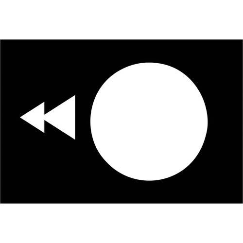 Schneider Electric ZB2BY2912 ZB2BY2912 Bezeichnungsschild (B x H) 30 mm x 40 mm Links V1+V2 Schwarz, Weiß 1 St.