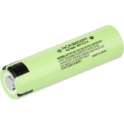 Panasonic NCR18650PF 3,6V 2900mAh 3,5C, max. 10A, ohne PTC, Abmessungen 65,3x18,5mm-0