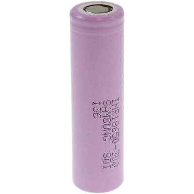 Samsung INR18650 30Q Spezial-Akku 18650 Flat-Top, hochstromfähig Li-Ion 3.6 V 3000 mAh