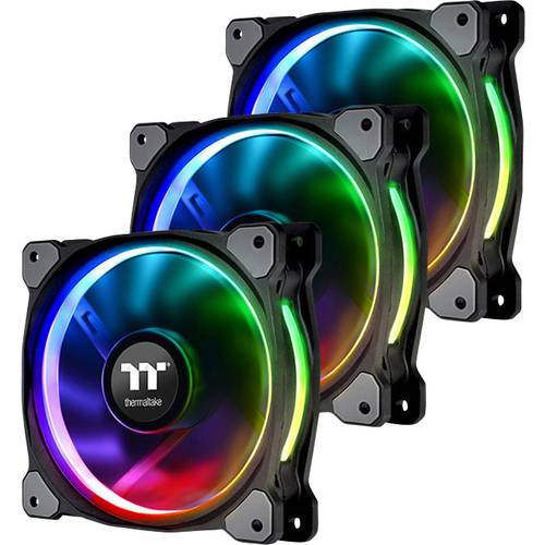 Thermaltake RIING PLUS 14 LED RGB PC-Gehäuse-Lüfter RGB (B x H x T) 140 x 140 x 25 mm inkl. LED-Beleuchtung
