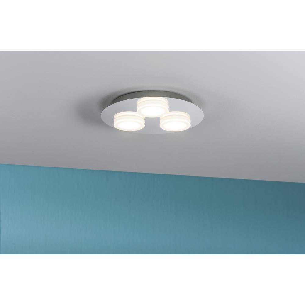 LED badkamer plafondlamp 15 W Warm-wit Paulmann 70874 Doradus Chroom