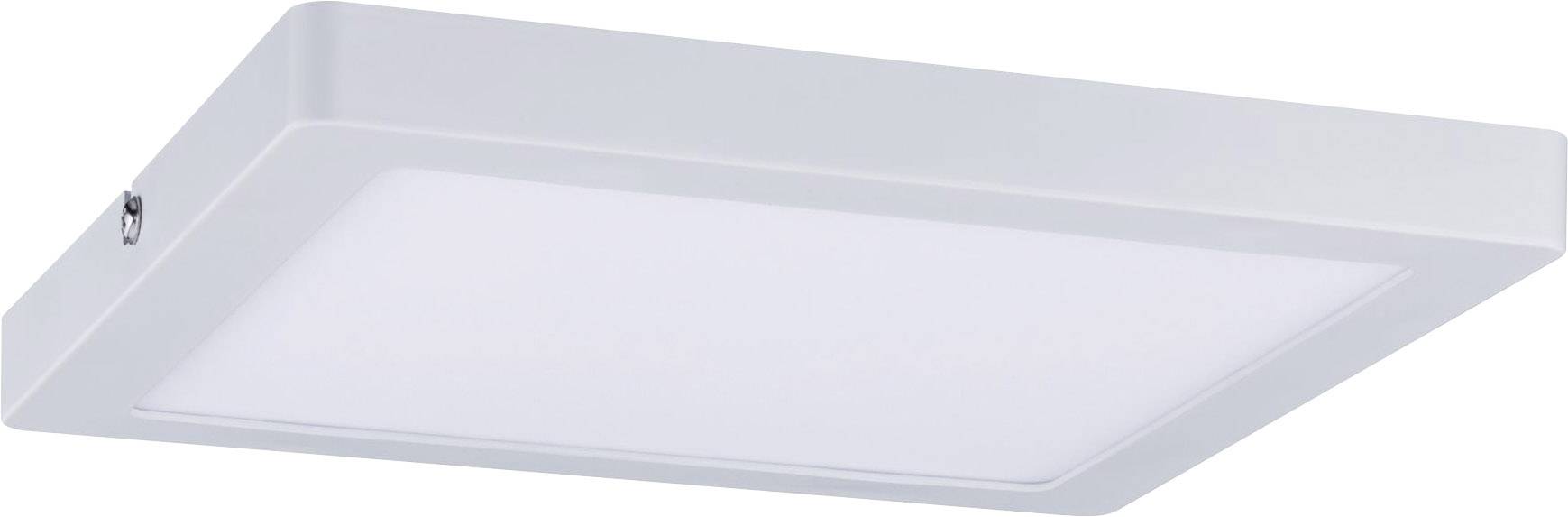 Weiße quadratische LED-Deckenleuchte mit schlankem Design, geeignet für moderne Innenräume.