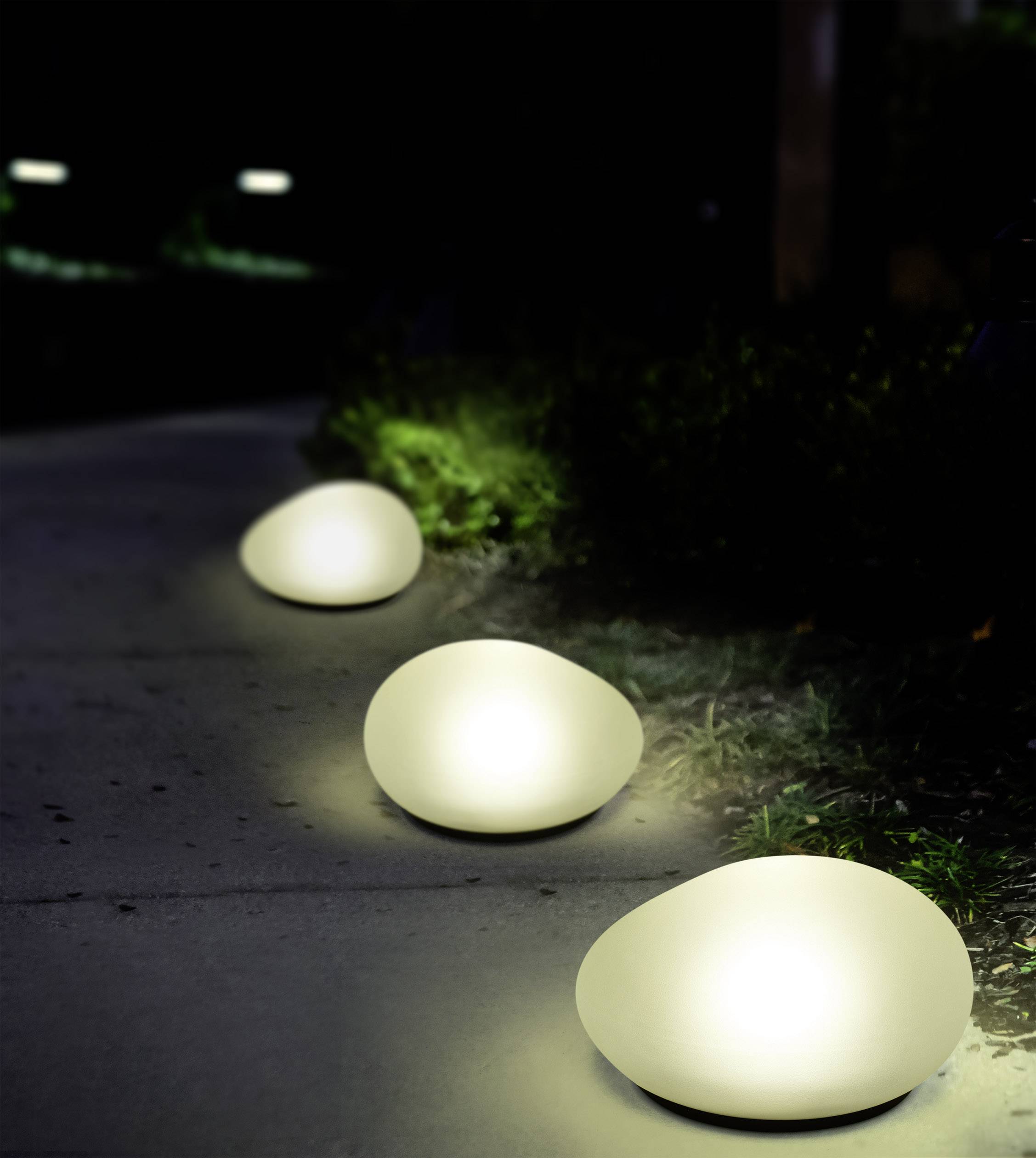 Solar Dekoleuchte Stein Led 0 16 W Neutral Weiss Polarlite 3 St Kaufen
