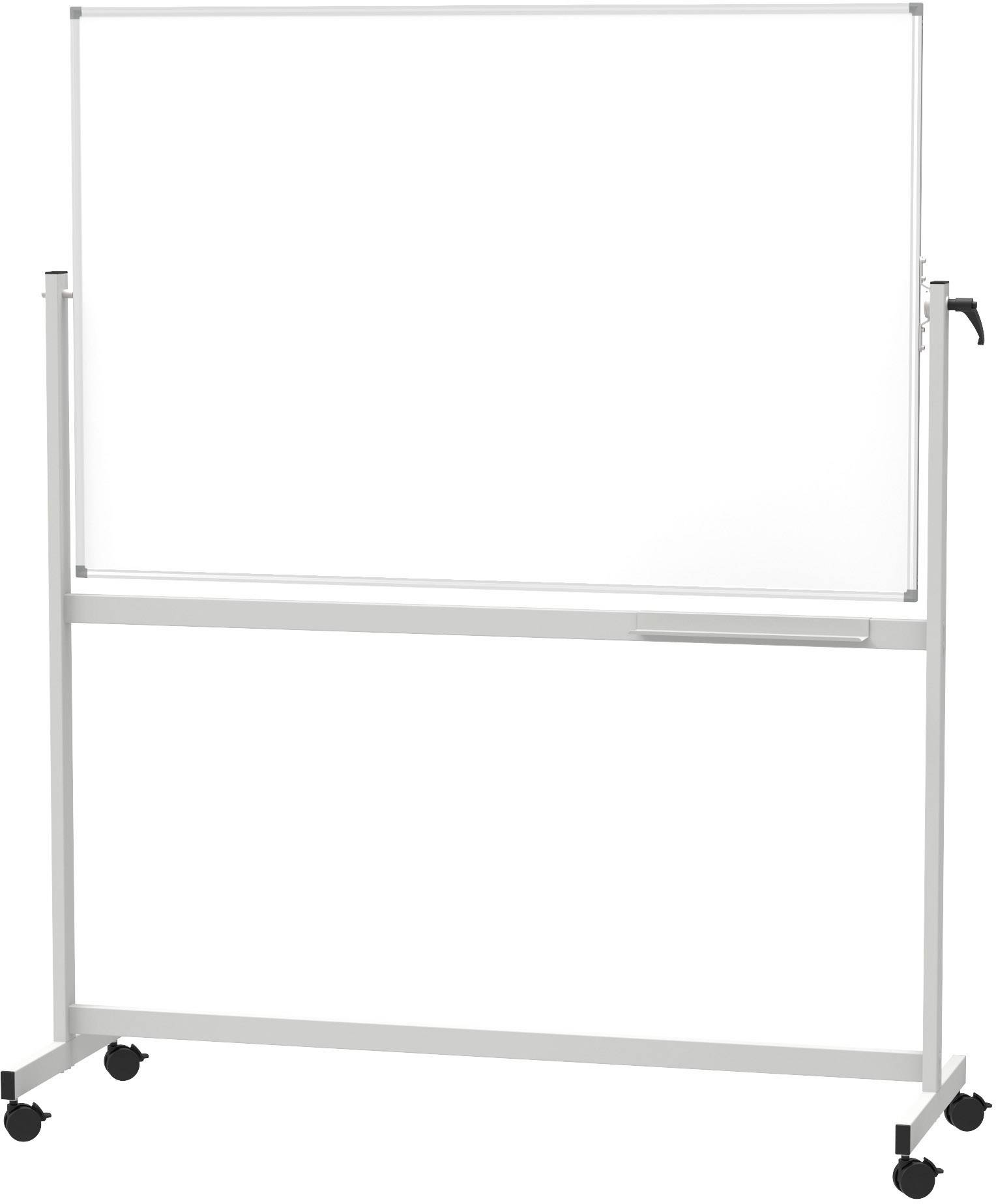 Maul Mobiles Whiteboard MAULstandard (B x H) 120 cm x 90 cm Weiß kunststoffbeschichtet Drehbar, Beide Seiten nutzbar, In-0