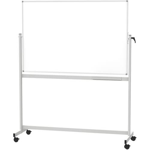 Maul Mobiles Whiteboard MAULstandard, Emaille (B x H) 150 cm x 100 cm Weiß emaillebeschichtet Drehbar, Beide Seiten nutz...
