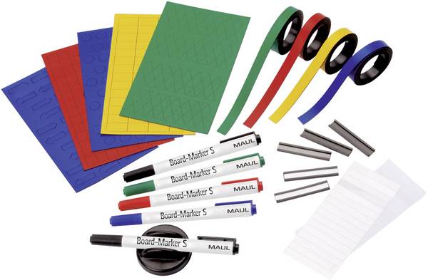 Maul 6513699 Magnettafel Zubehör-Set  Magnet