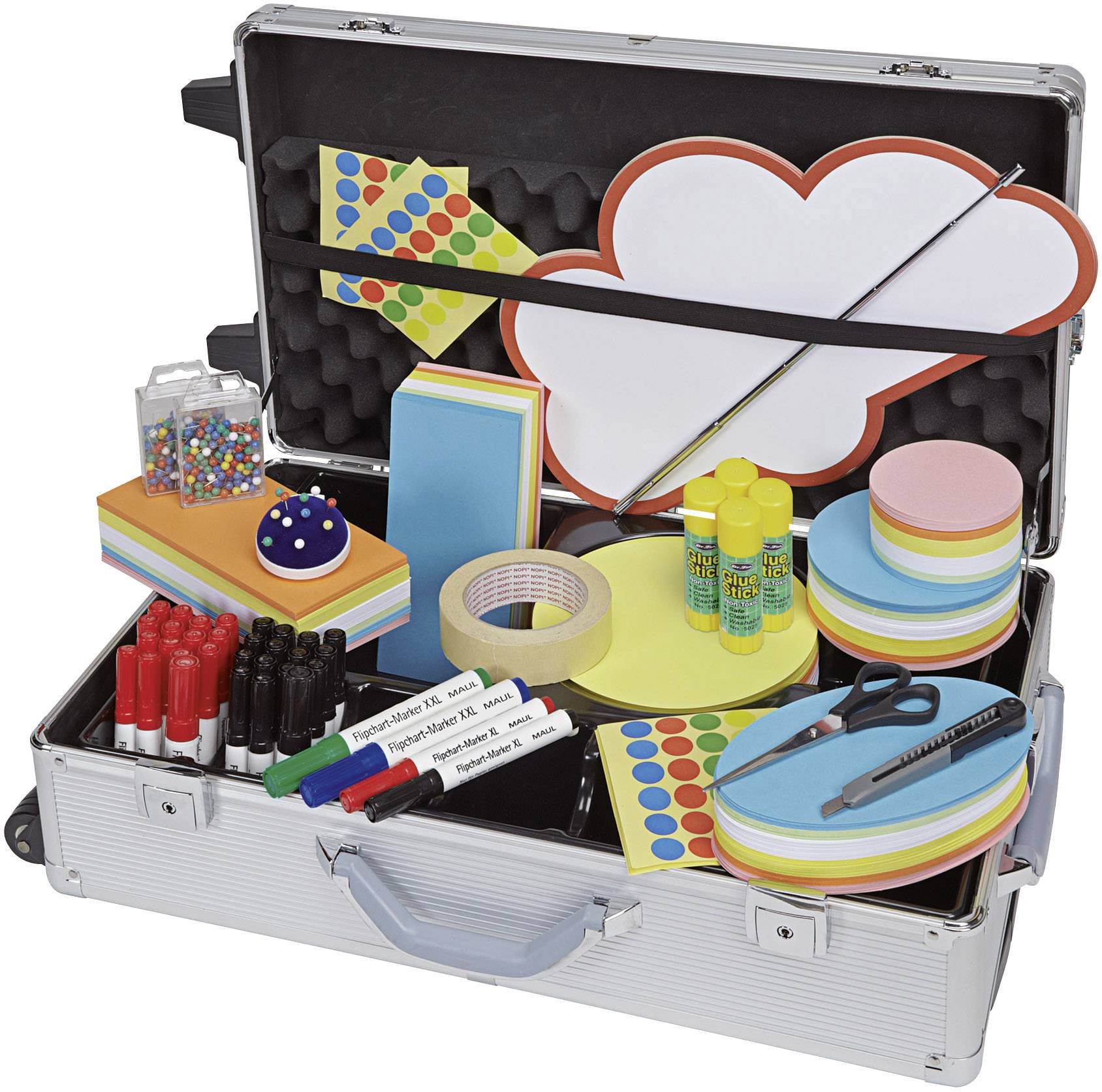 Moderatorentrolley Maulpro business 2923 Teile Aluminium-1