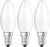 OSRAM HOMELIGHTING 4058075819375 LED EEK E (A - G) E14 Kerzenform 4.2 W = 40 W Warmweiß (Ø x H) 35 mm x 100 mm Filament 3 St.