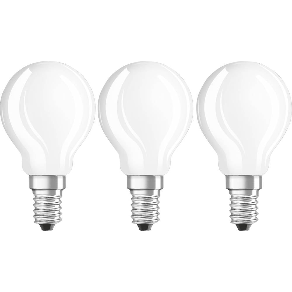 LED-lamp E14 Kogel 4 W = 40 W Warmwit (Ã x l) 45 mm x 78 mm Energielabel: A++ OSRAM Filament-Retro-L