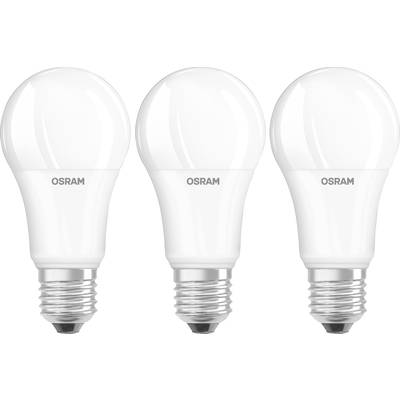 OSRAM 4058075819412 LED EEK F (A - G) E27 Glühlampenform 13 W = 100 W Warmweiß (Ø x L) 60 mm x 118 mm  3 St.
