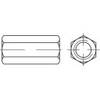TOOLCRAFT 1069489 Verbindungsmuffe M6 25 mm Edelstahl A1, A2 50 St.