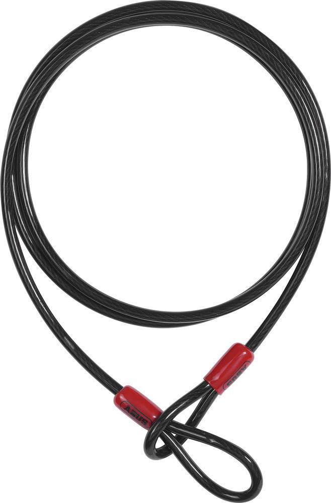ABUS Schlaufenkabel Cobra, Kunststoffummanteltes Drahtseil, Ø 8mm, Länge 2m-0