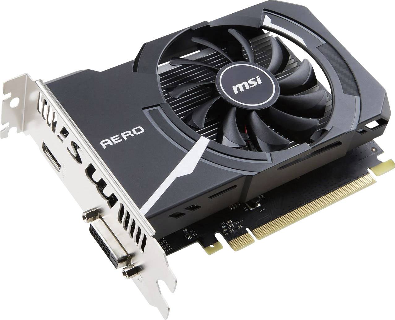 GEFORCE GT 1030 AERO ITX NVIDIA GeForce GT 1030 PCI Express x16 3.0 2GB GDDR5 64 bits 1 x HDMI 1 x DVI-D-2
