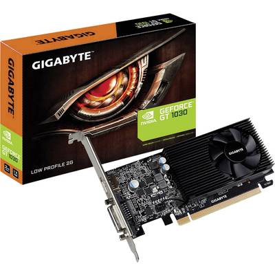 Gigabyte Grafikkarte Nvidia GeForce GT1030 Overclocked  2 GB GDDR5-RAM PCIe x16  HDMI®, DVI Low Profile, Übertaktet / Ov