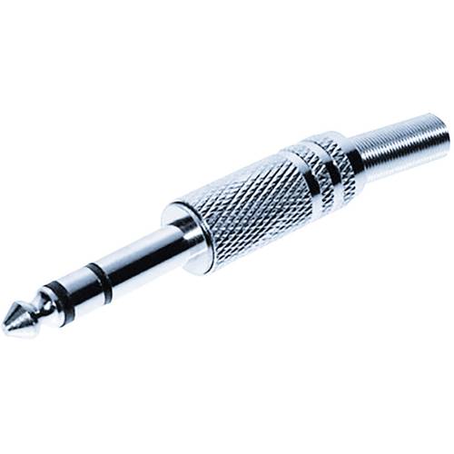TRU COMPONENTS 1559779 Klinken-Steckverbinder 6.35 mm Stecker, gerade Polzahl: 3 Stereo Silber 1 St.